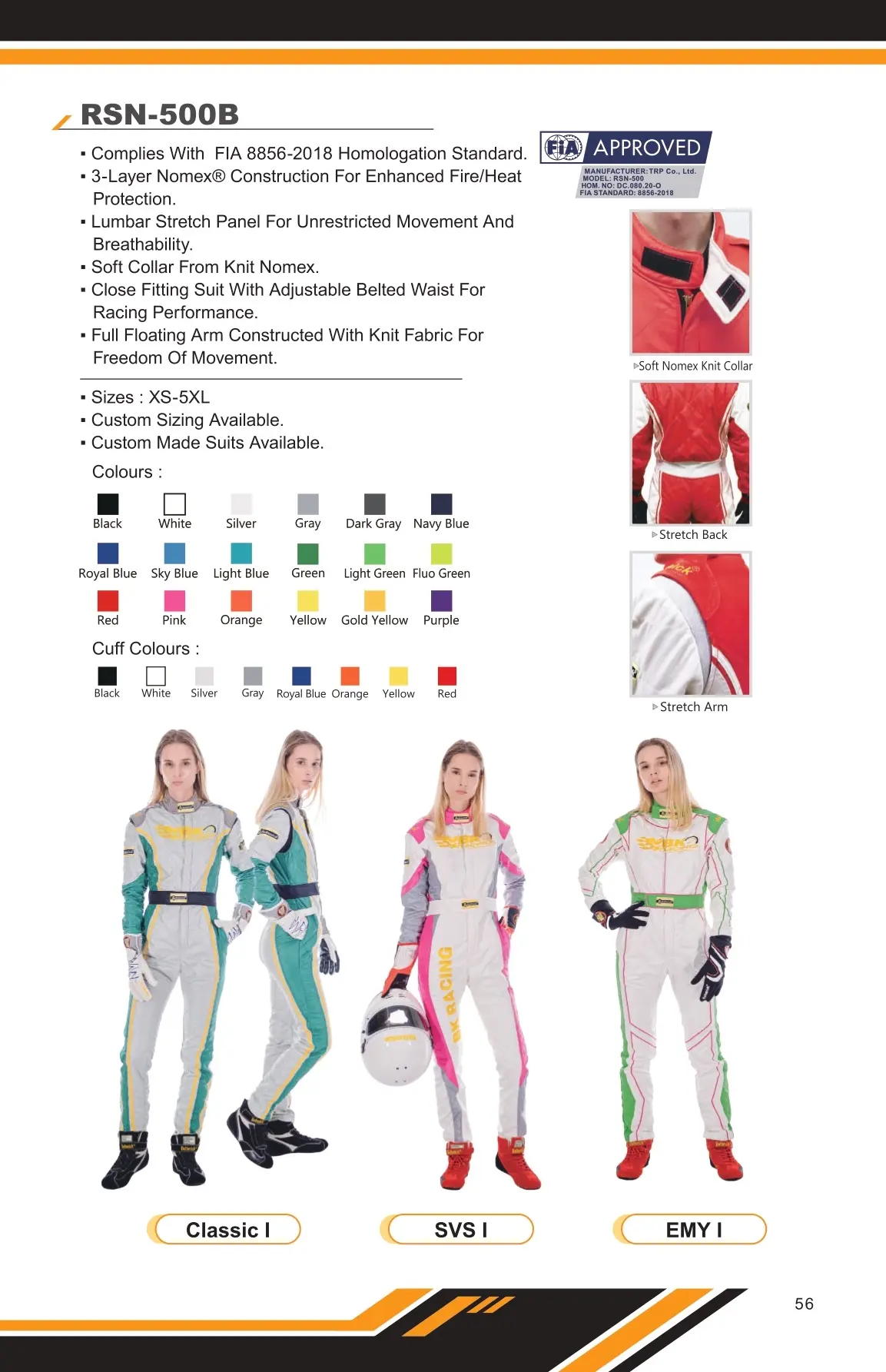FIA Racing Suit RSN-500B - Beltenick