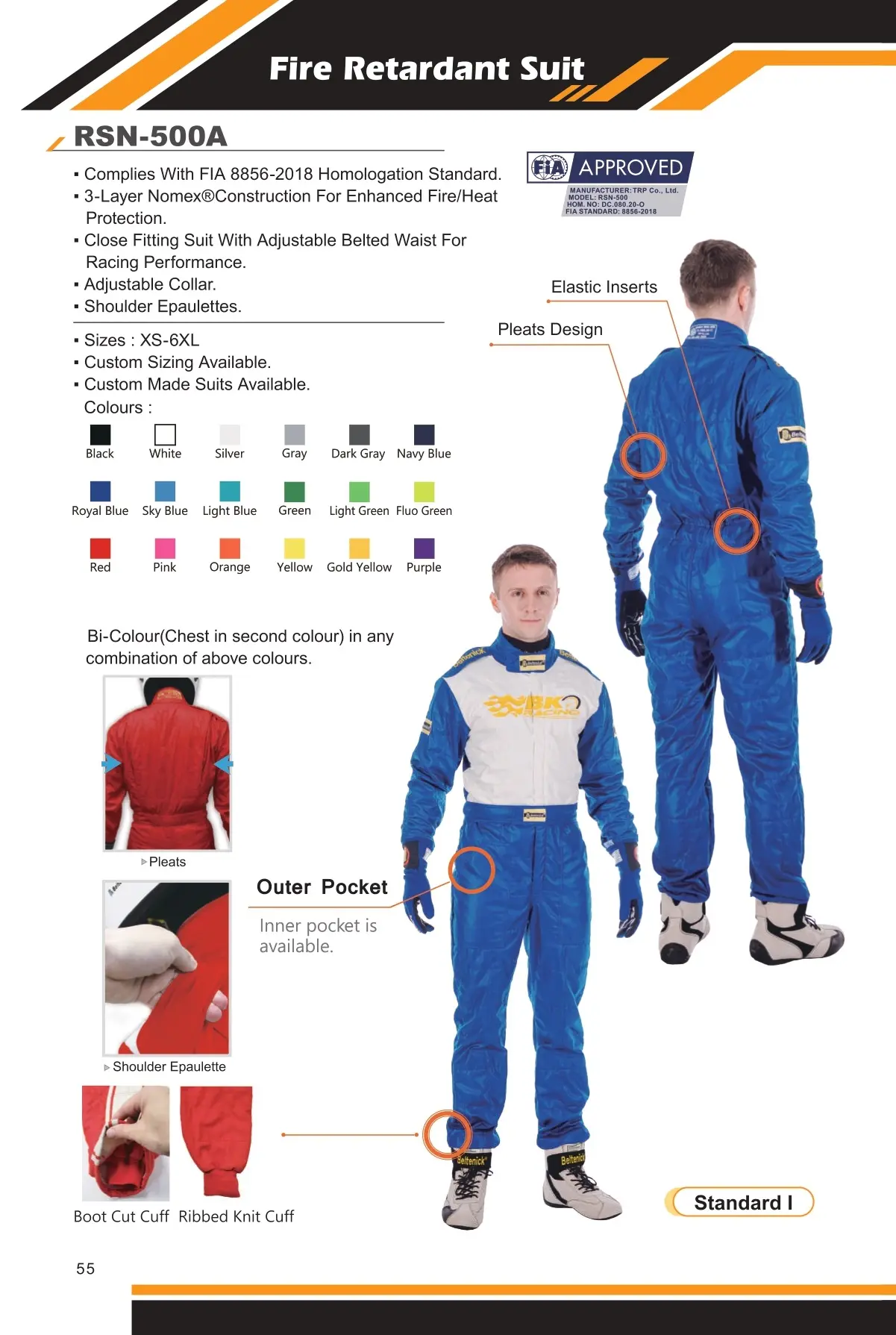 FIA Racing Suit RSN-500A - Beltenick