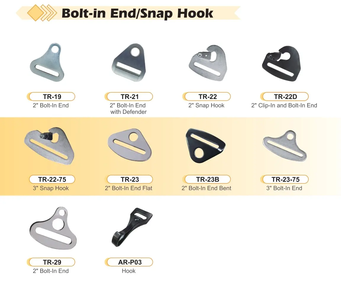 Bolt In End + Snap Hook - Beltenick