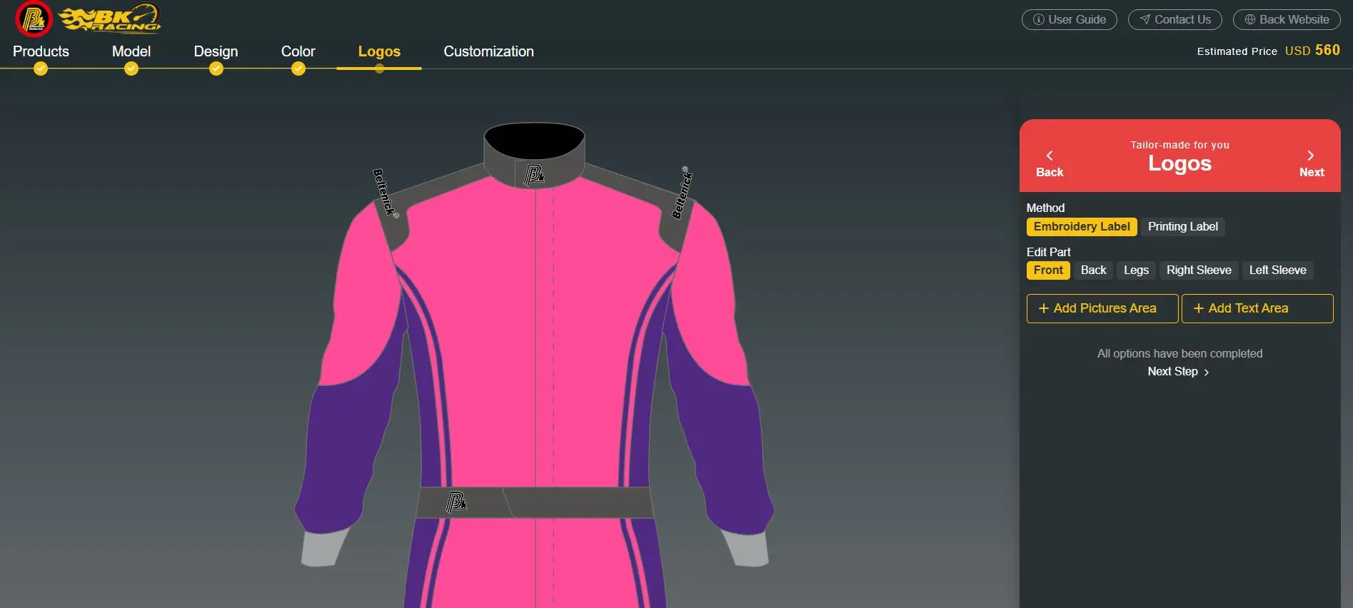 Beltenick Custom Website 4