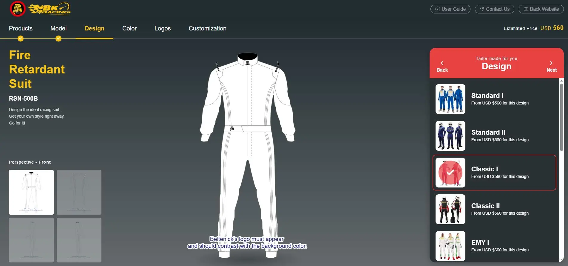 Beltenick Custom Website 2