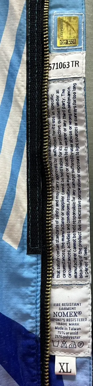 Fia Racing Suit Label 2