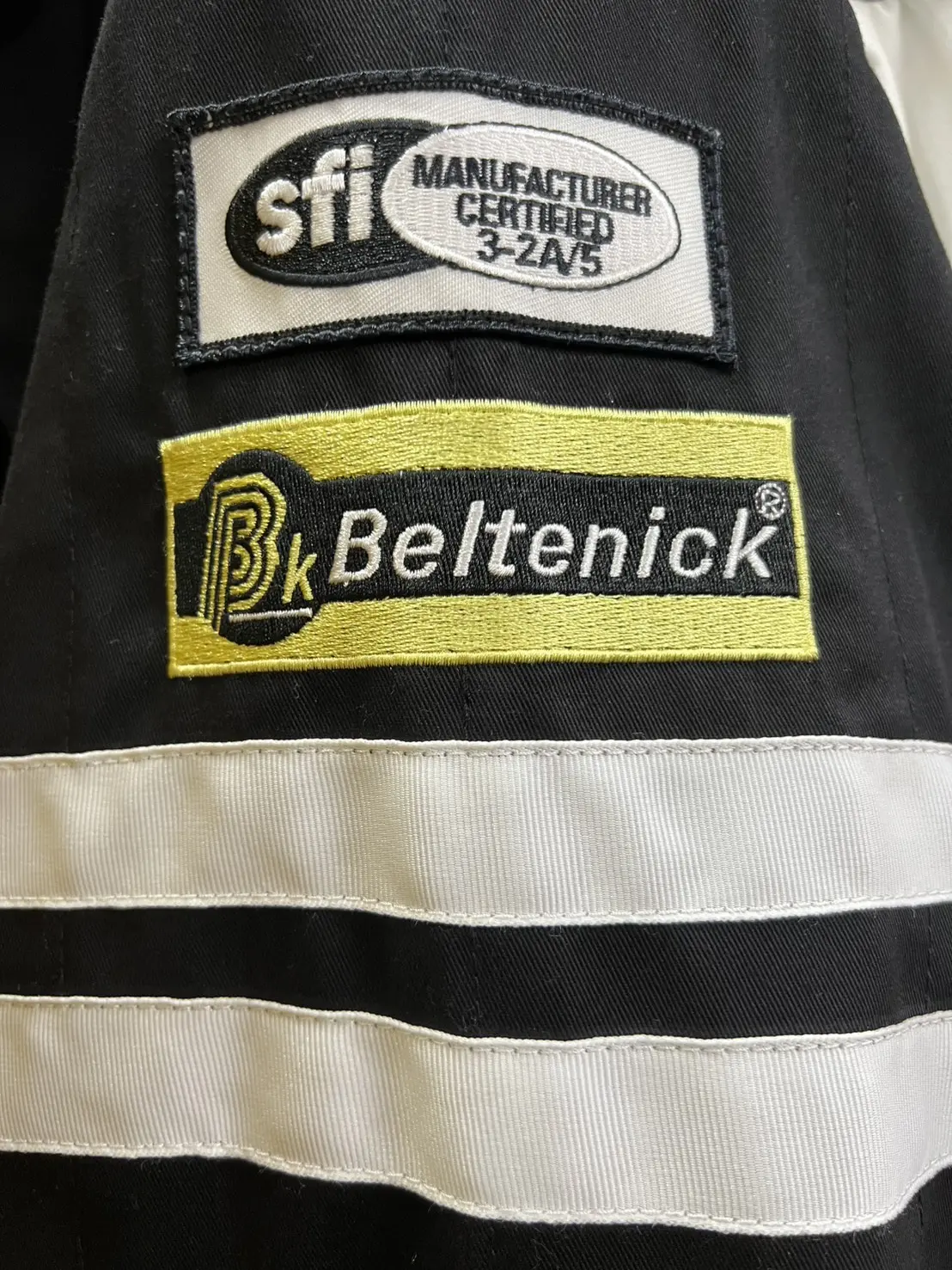Sfi Racing Suit Label