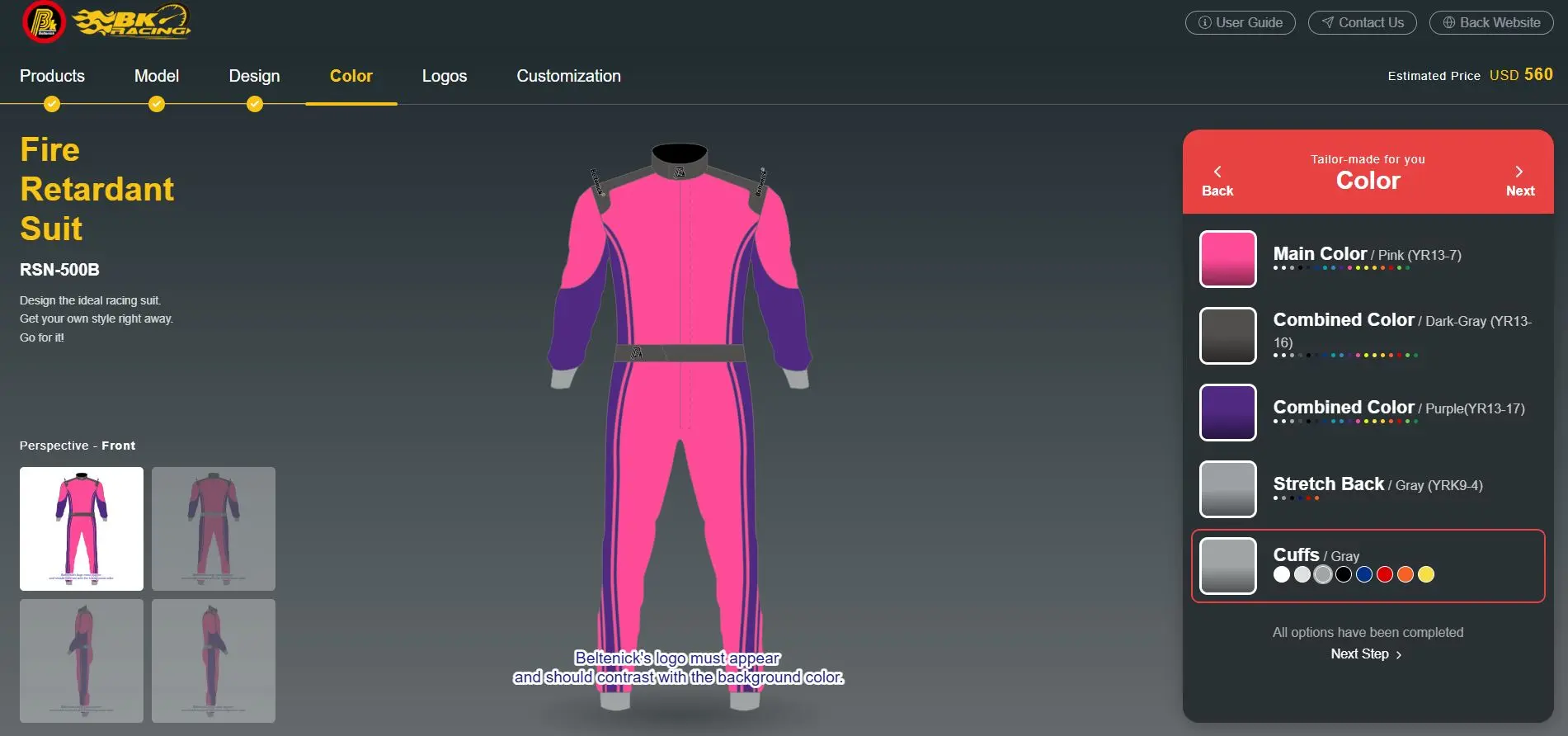 Beltenick Custom Website 3